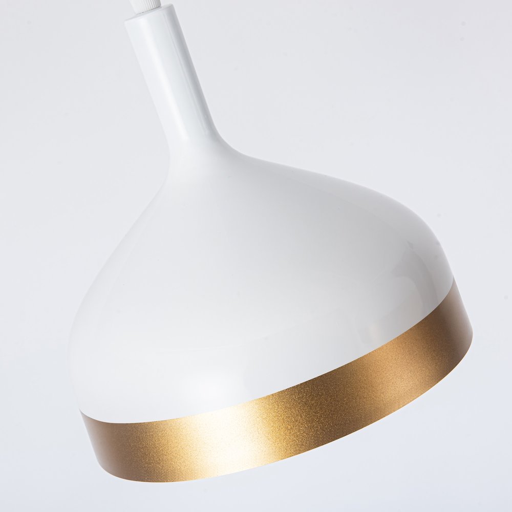 Dash Collection 4Light Island Light, White & Gold. Picture 4