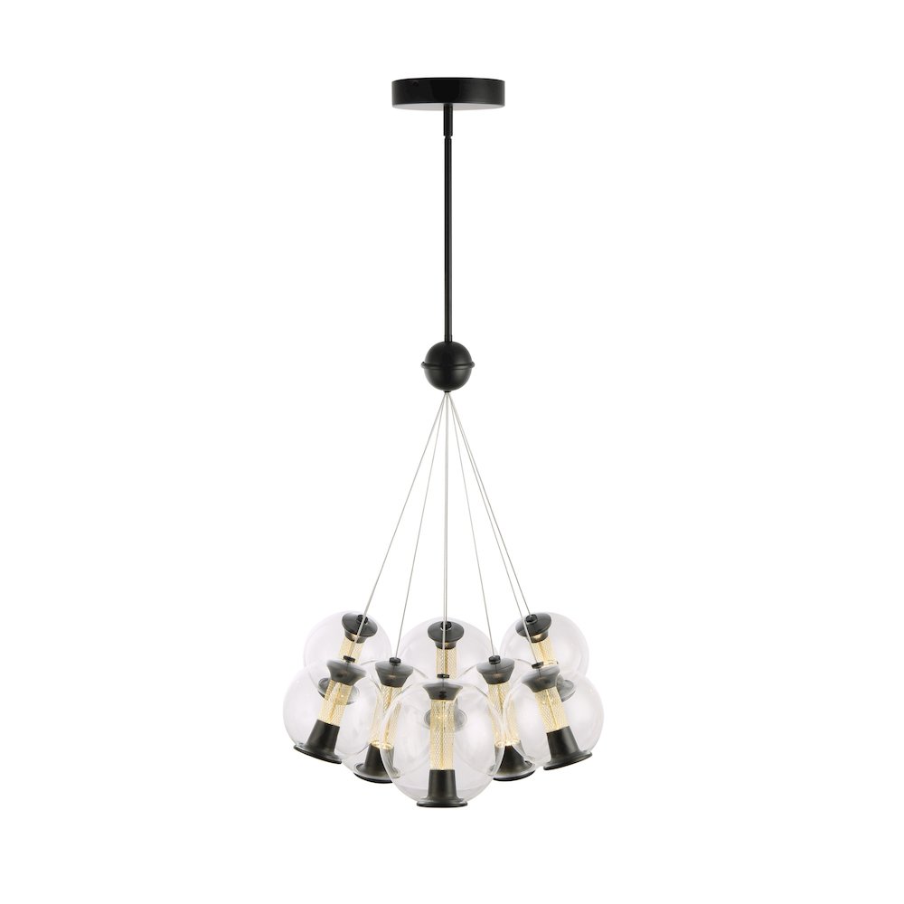 Arlo Collection 8Light Chandelier Black. Picture 2