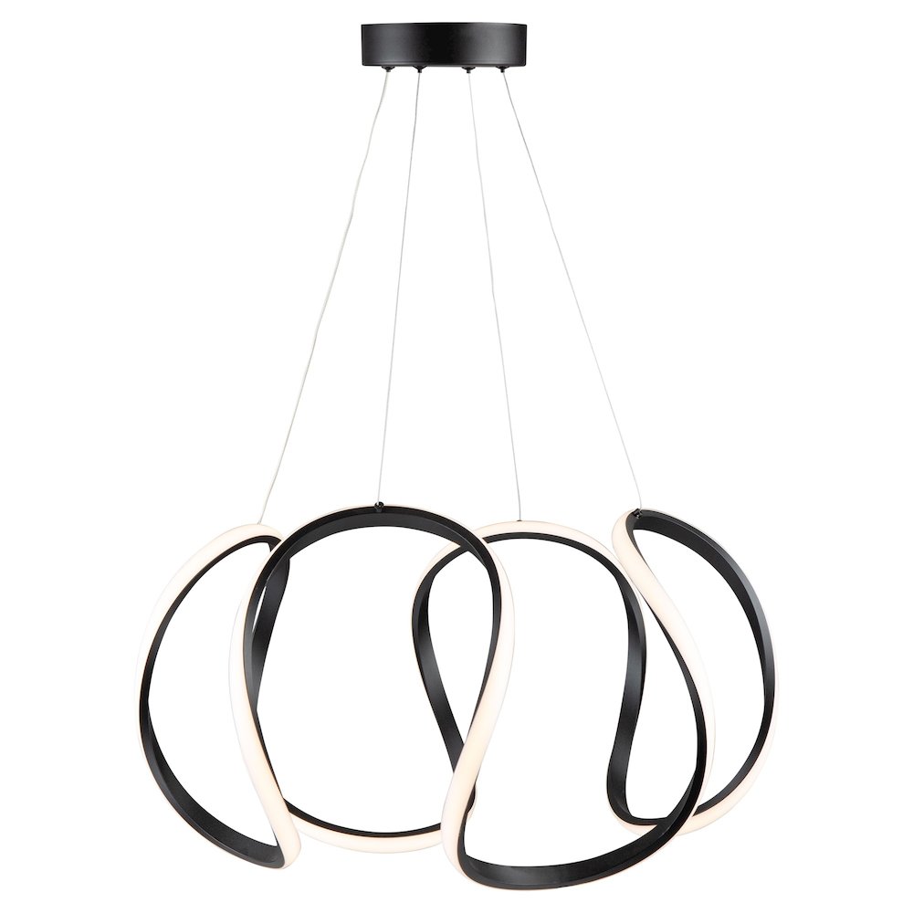 Mira 40W LED Pendant Black. Picture 3