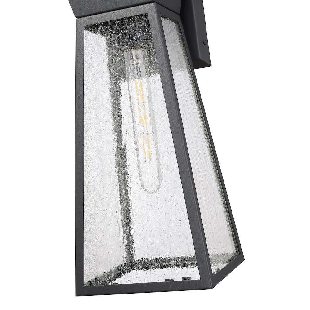 Lucian Collection 1Light 17" Outdoor Wall Light Black. Picture 3