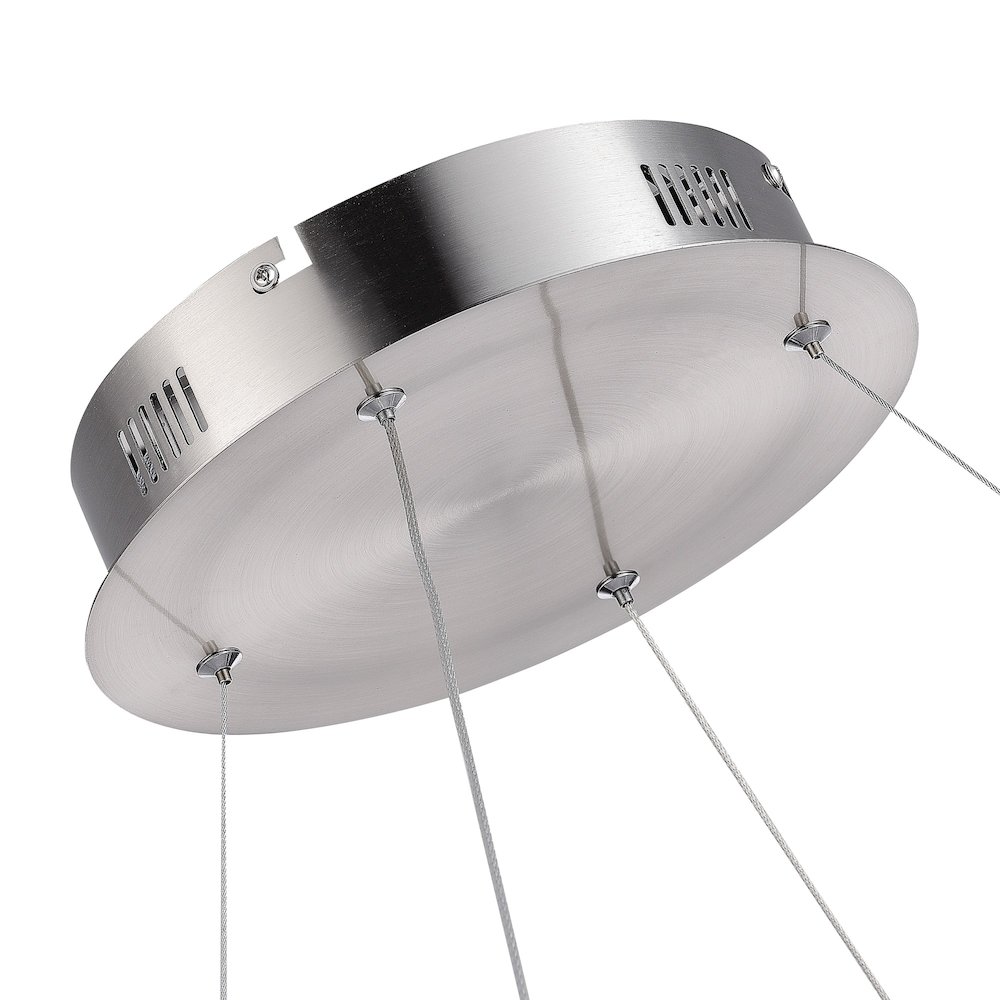 Stella 25W LED Pendant Satin Nickel. Picture 5