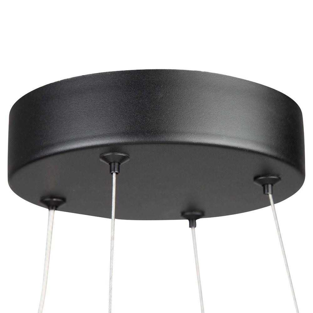 Mira 30W LED Pendant Black. Picture 4