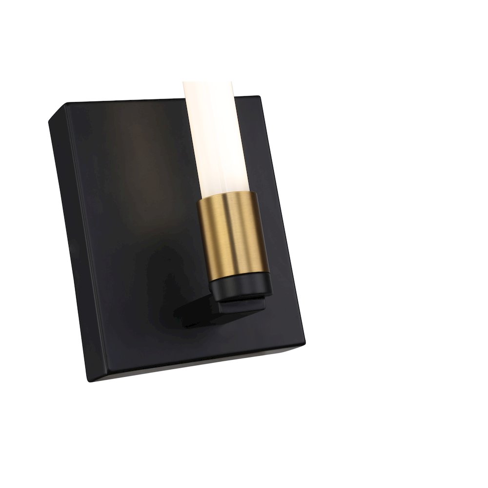 Infiniti Collection 1Light Integrated LED Sconce, Matte Black & Brass. Picture 3