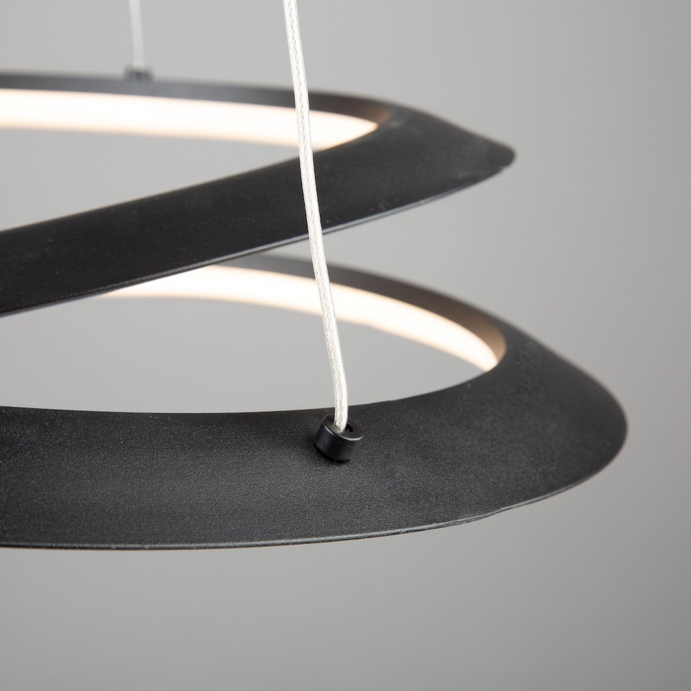 Ara 24W LED Pendant Black. Picture 6
