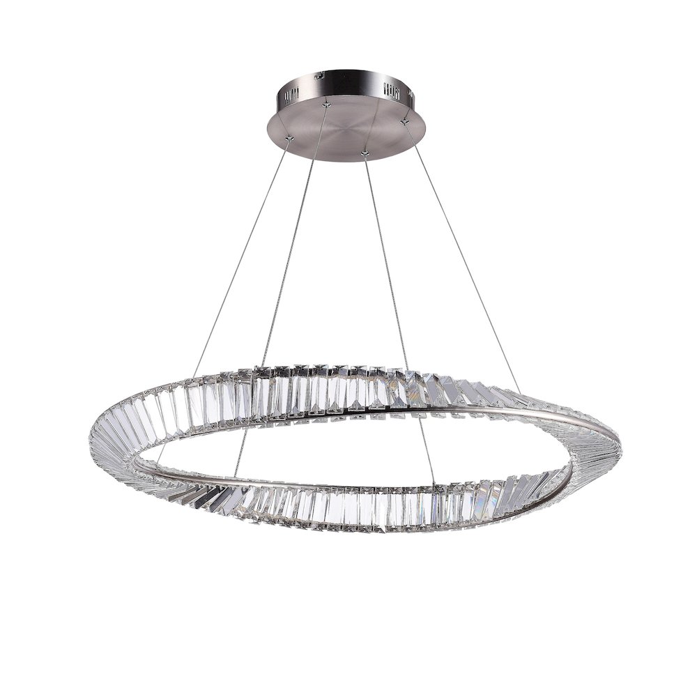 Stella 50W LED Pendant Satin Nickel. Picture 4