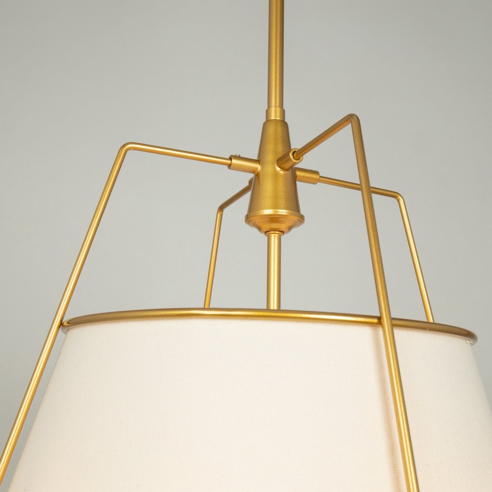 Pullman Collection 3Light Pendant Brass. Picture 5