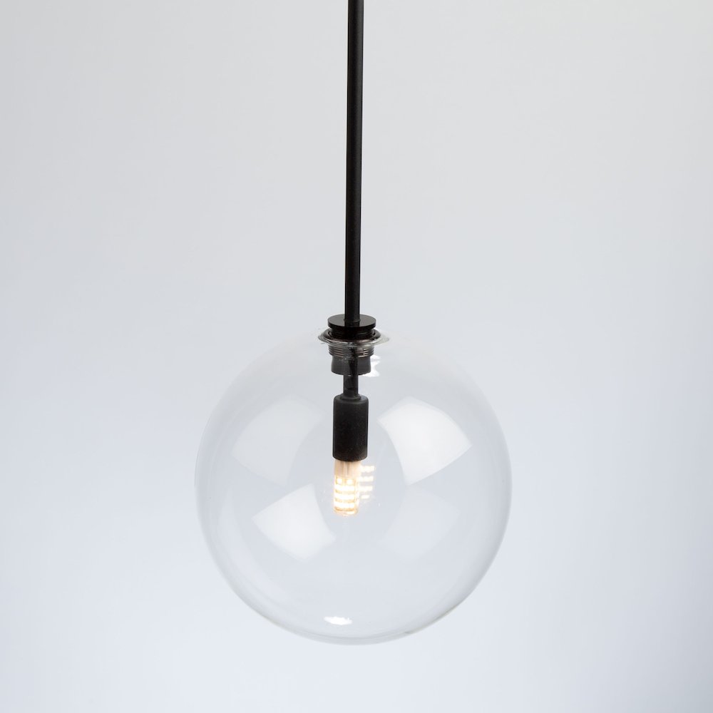 Pinpoint 1 Light Pendant Black. Picture 5