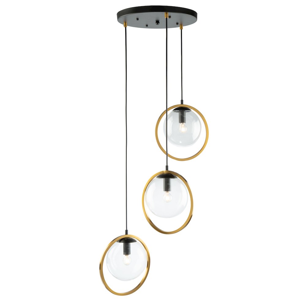 Lugano 3 Light Cord Pendant. Picture 1