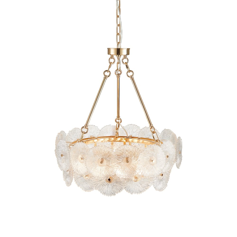 Bloom Collection 15Light Chandelier Brass. Picture 2