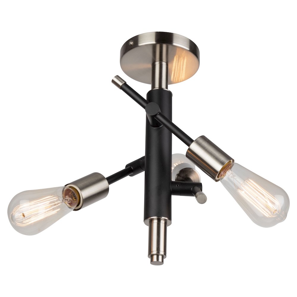 Truro 3 Light SemiFlush Mount. Picture 3