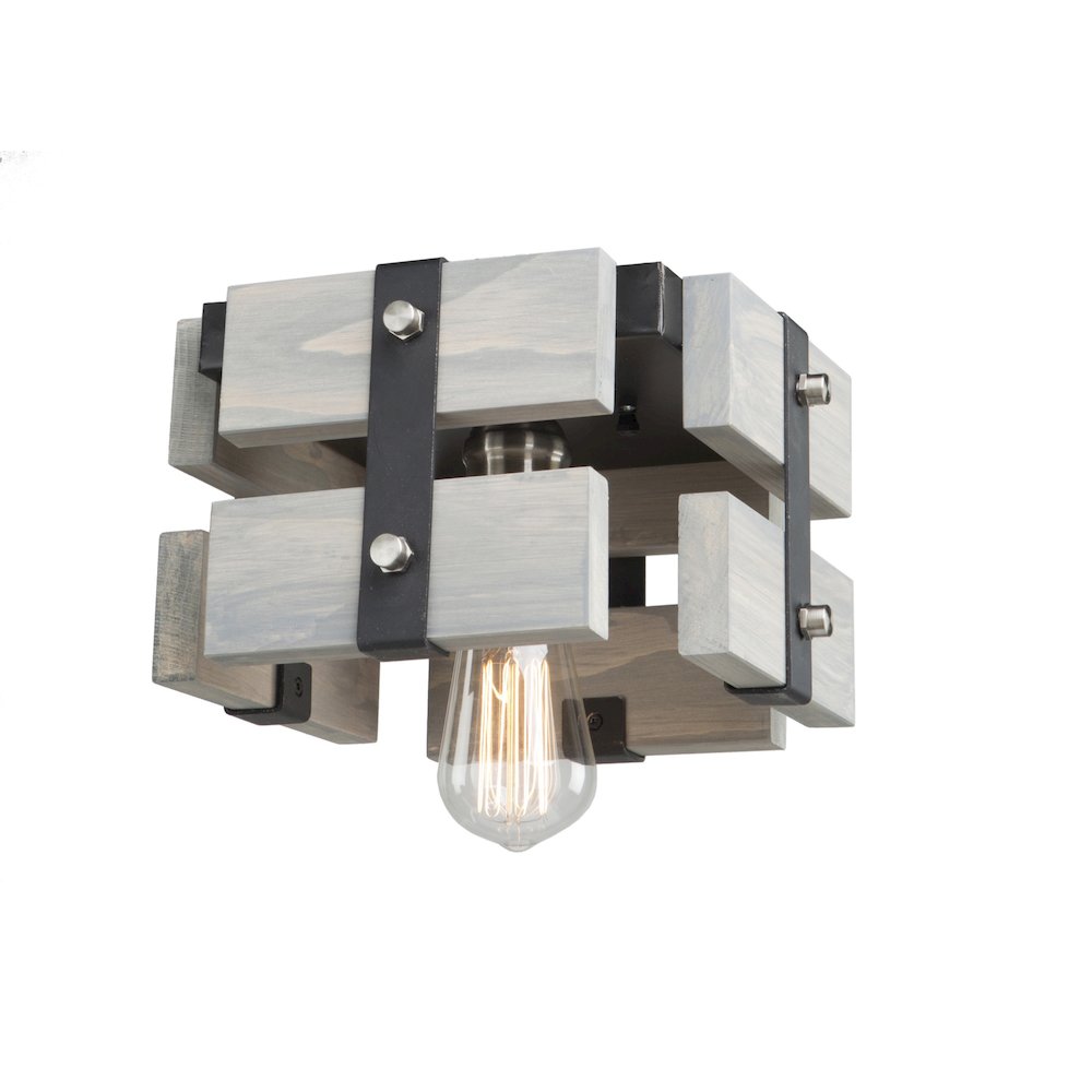 Barnyard  Flush Mount (Beach Wood). Picture 1
