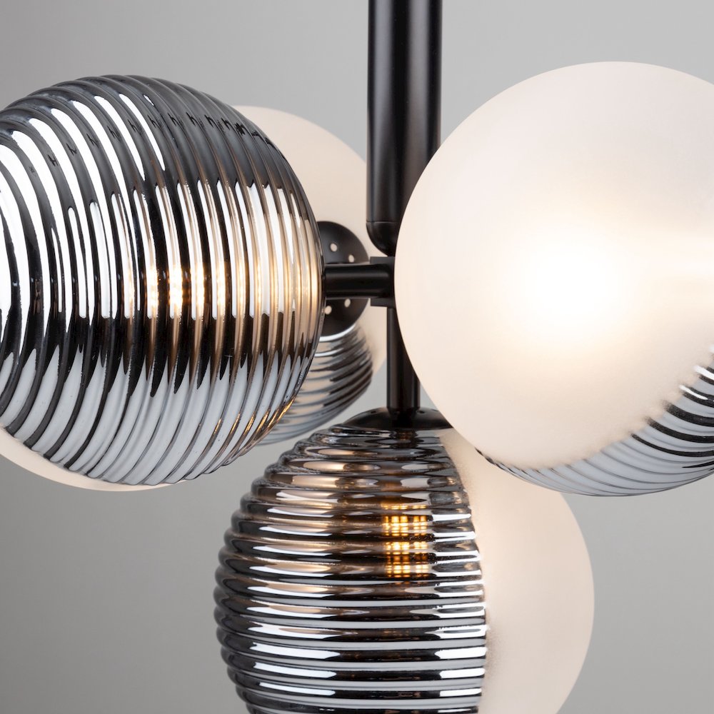 Bolla Collection 5Light Pendant Black. Picture 6