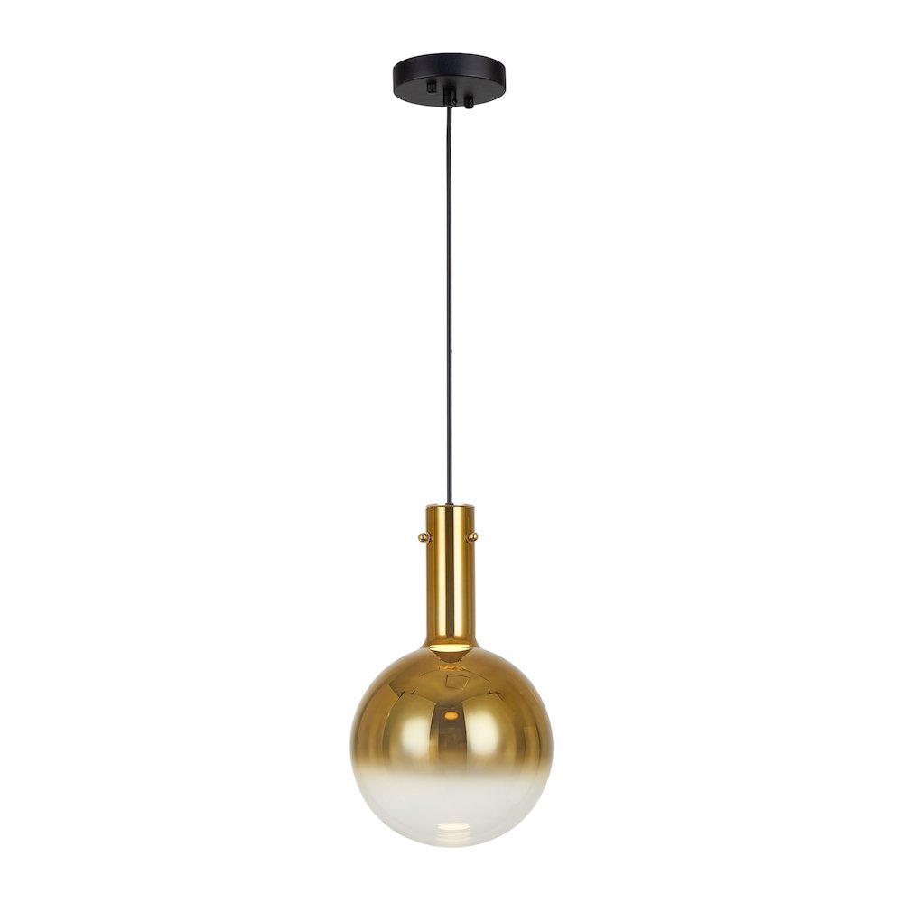 Alexis Collection 1Light Pendant Gold. Picture 1
