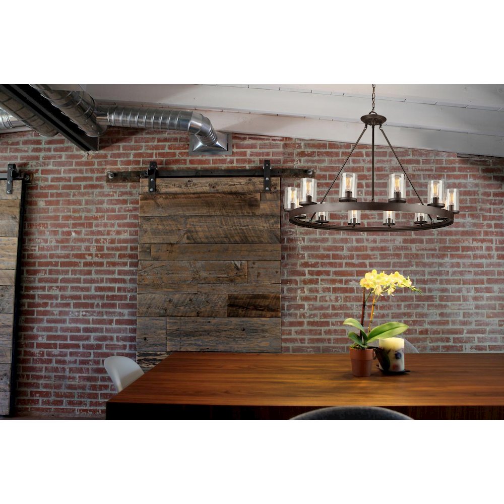Menlo Park 12Light Chandelier. Picture 2