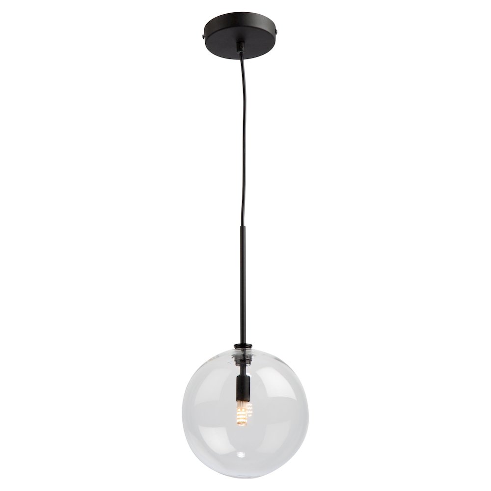 Pinpoint 1 Light Pendant Black. Picture 1
