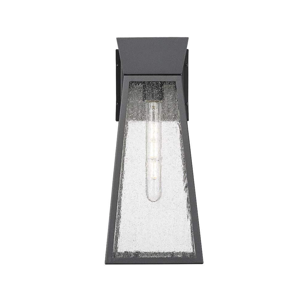Lucian Collection 1Light 17" Outdoor Wall Light Black. Picture 2