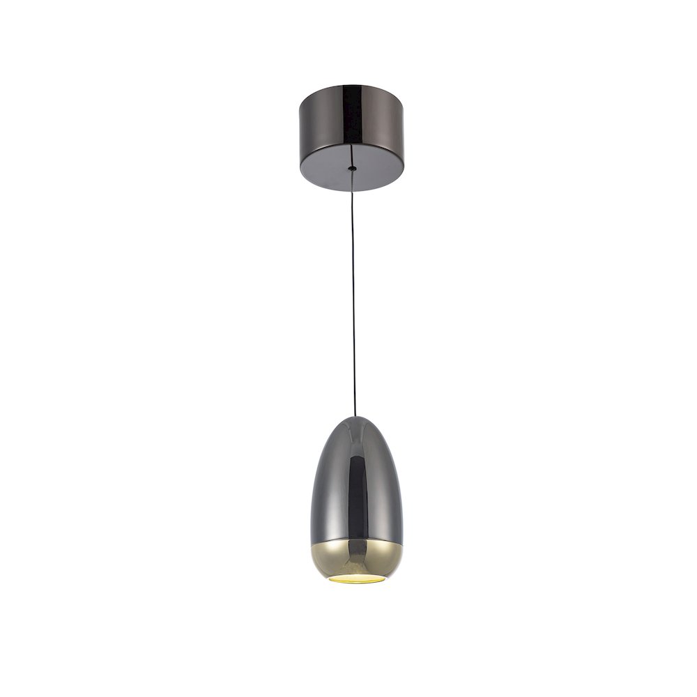 Royal Pearl Collection Integrated LED Pendant, Gun Metal. Picture 4