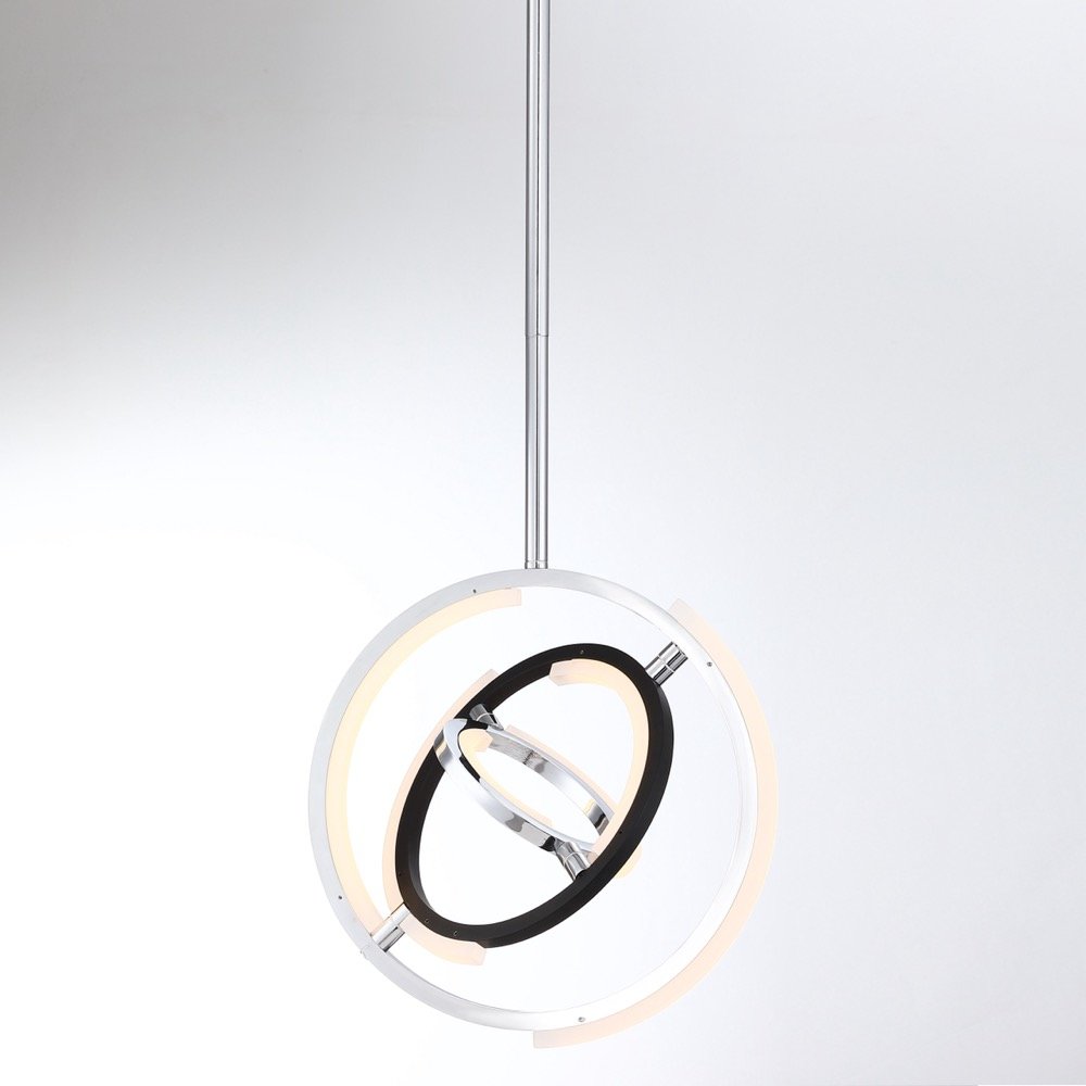 Trilogy Collection Integrated LED 13 in. Pendant, Polished Nickel. Picture 3