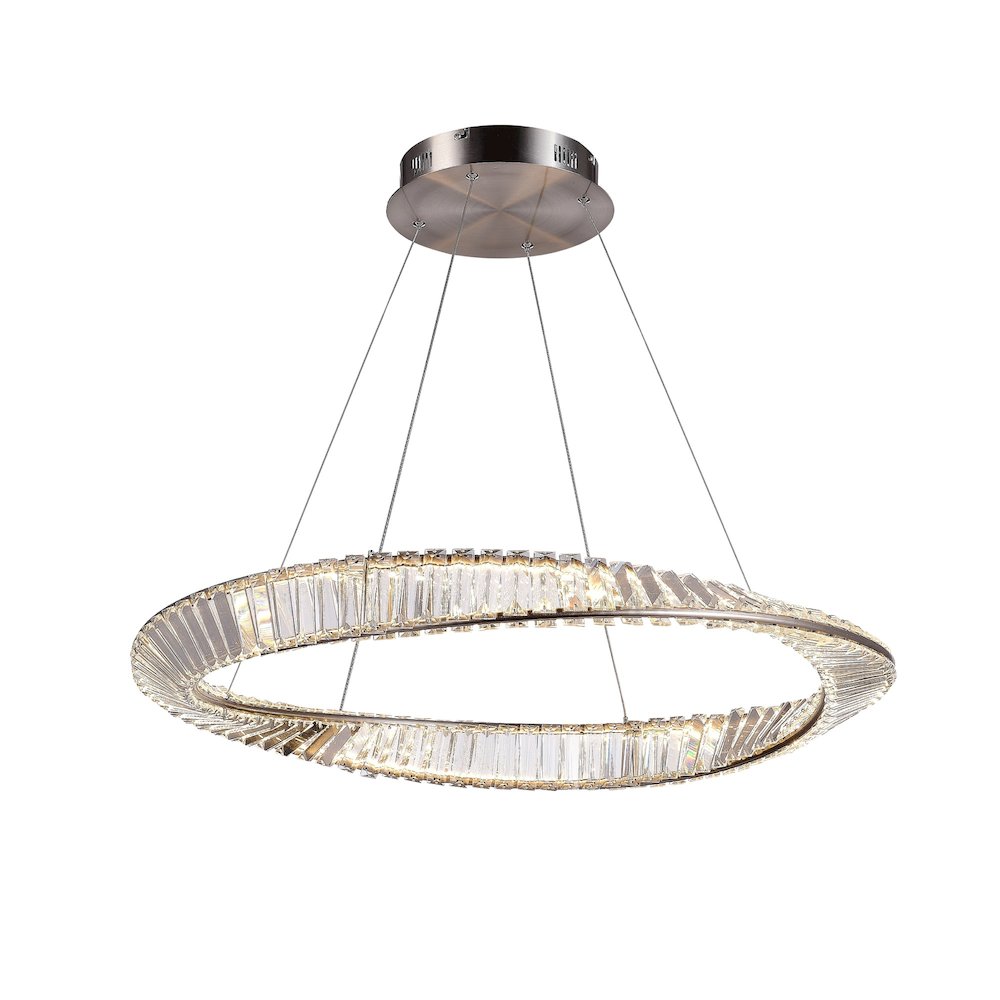 Stella 50W LED Pendant Satin Nickel. Picture 1