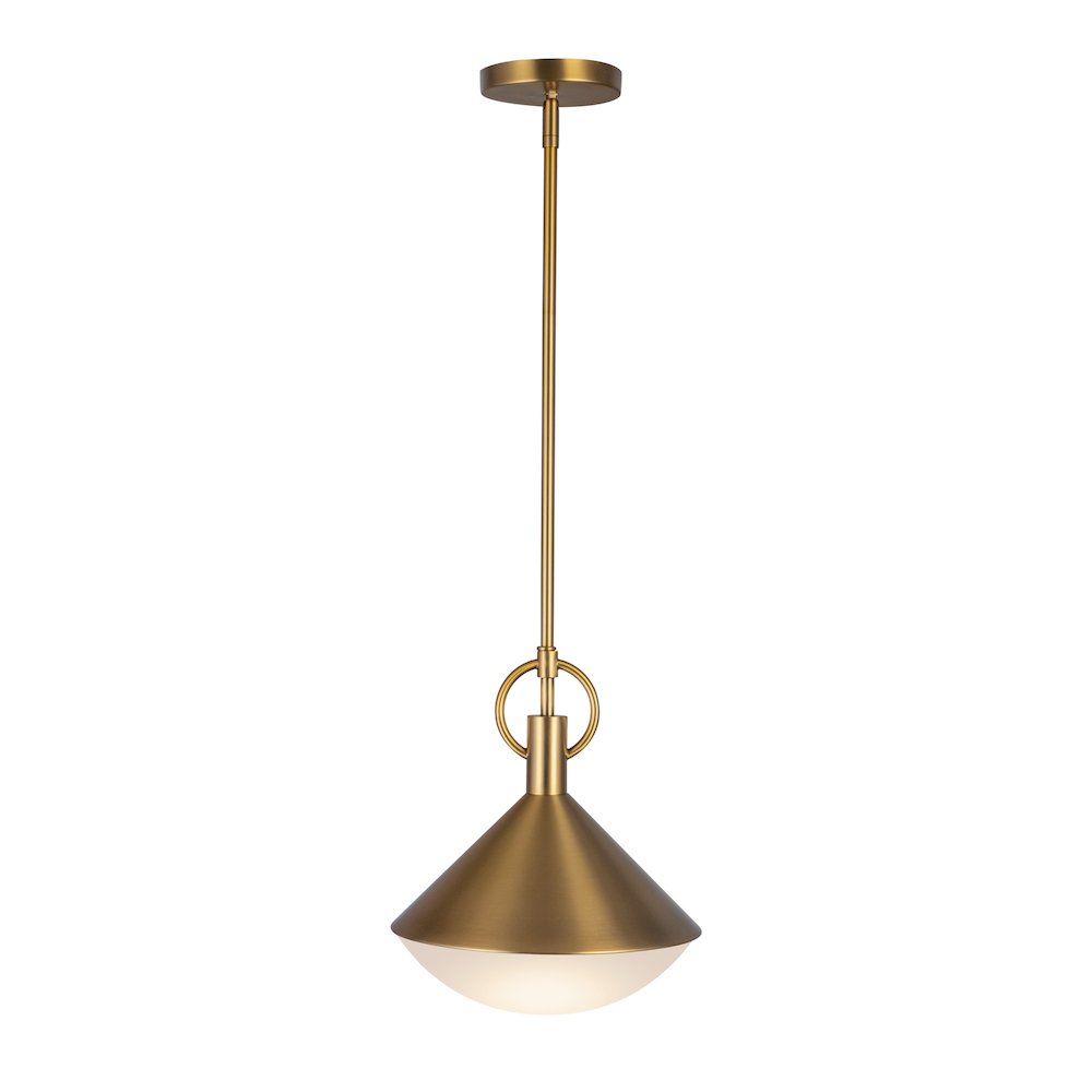 Abruzzo Collection 1Light Pendant Brass. Picture 4