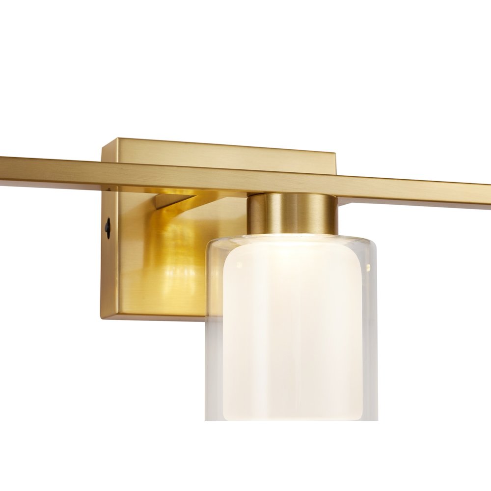 Saville Collection 1Light Bathroom Brass. Picture 6