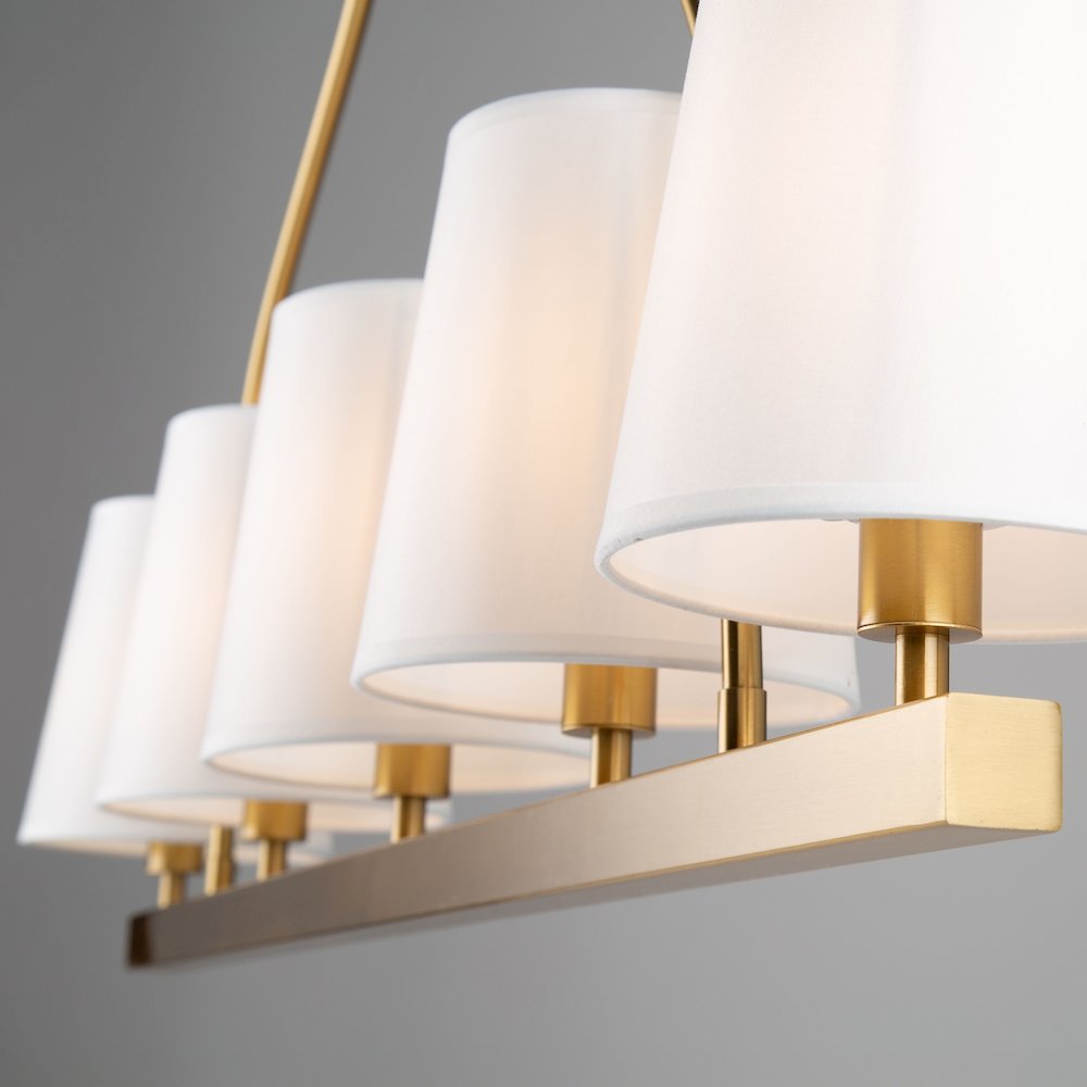 Rhythm 5 Light Island Brushed Gold. Picture 6