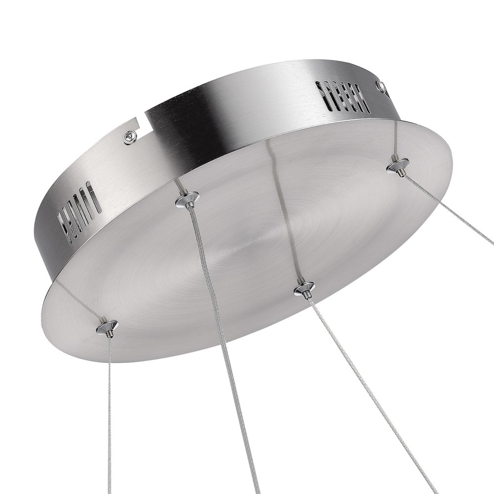 Stella 50W LED Pendant Satin Nickel. Picture 5