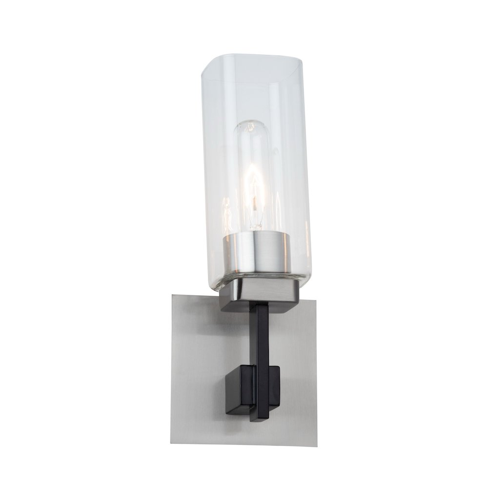 Arlington Collection 1Light Bathroom Sconce Satin Nickel. Picture 3