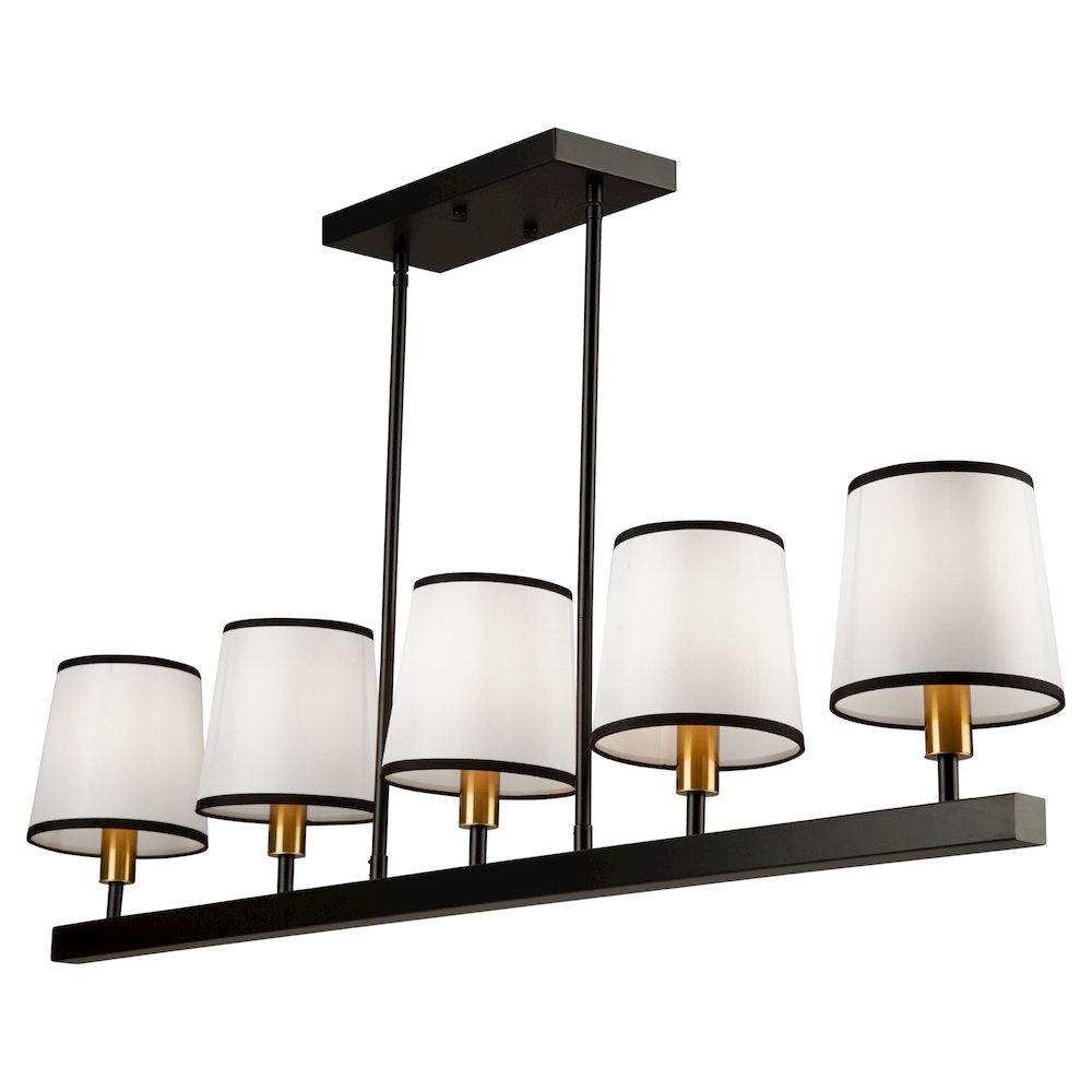 Coco 5 Light Island Black and Gold. Picture 4