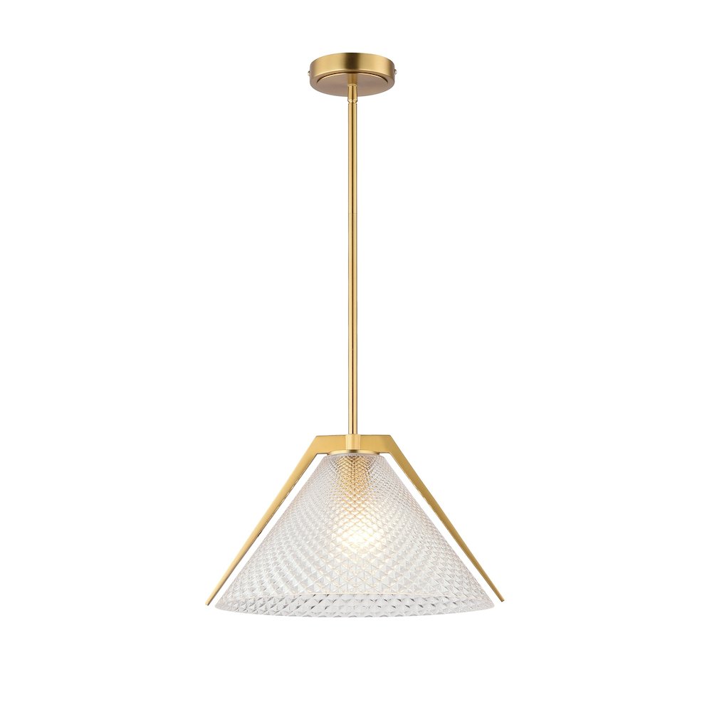 Baltic Collection 1Light Pendant Brass. Picture 1
