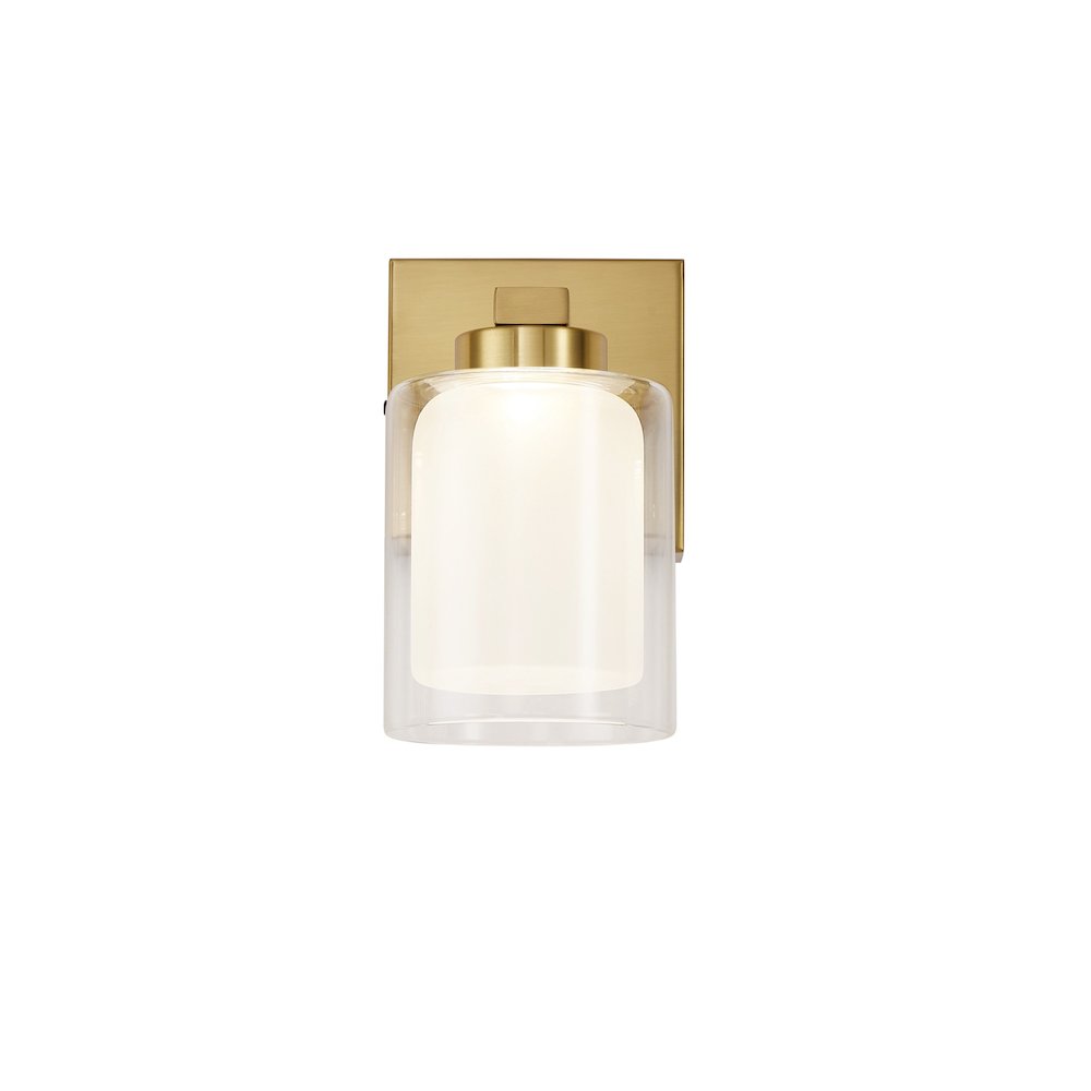 Saville Collection 1Light Bathroom Brass. Picture 2