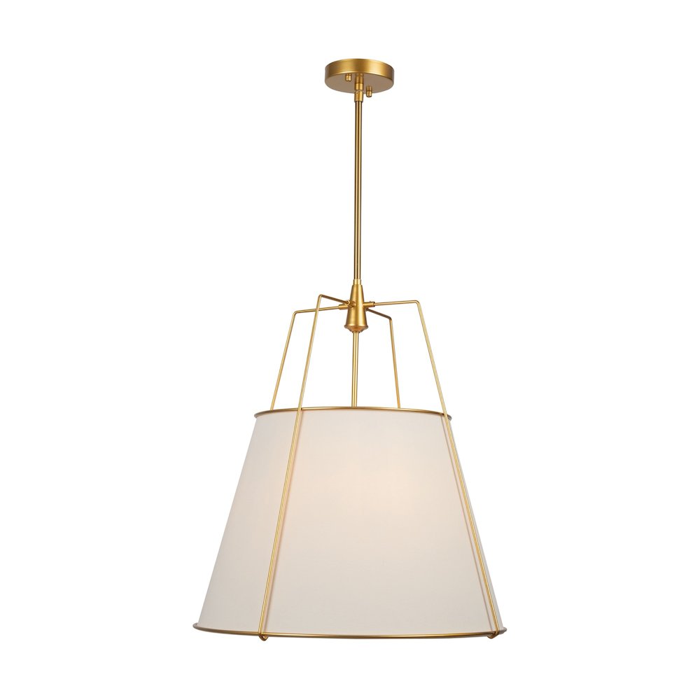 Pullman Collection 4Light Pendant Brass. Picture 3