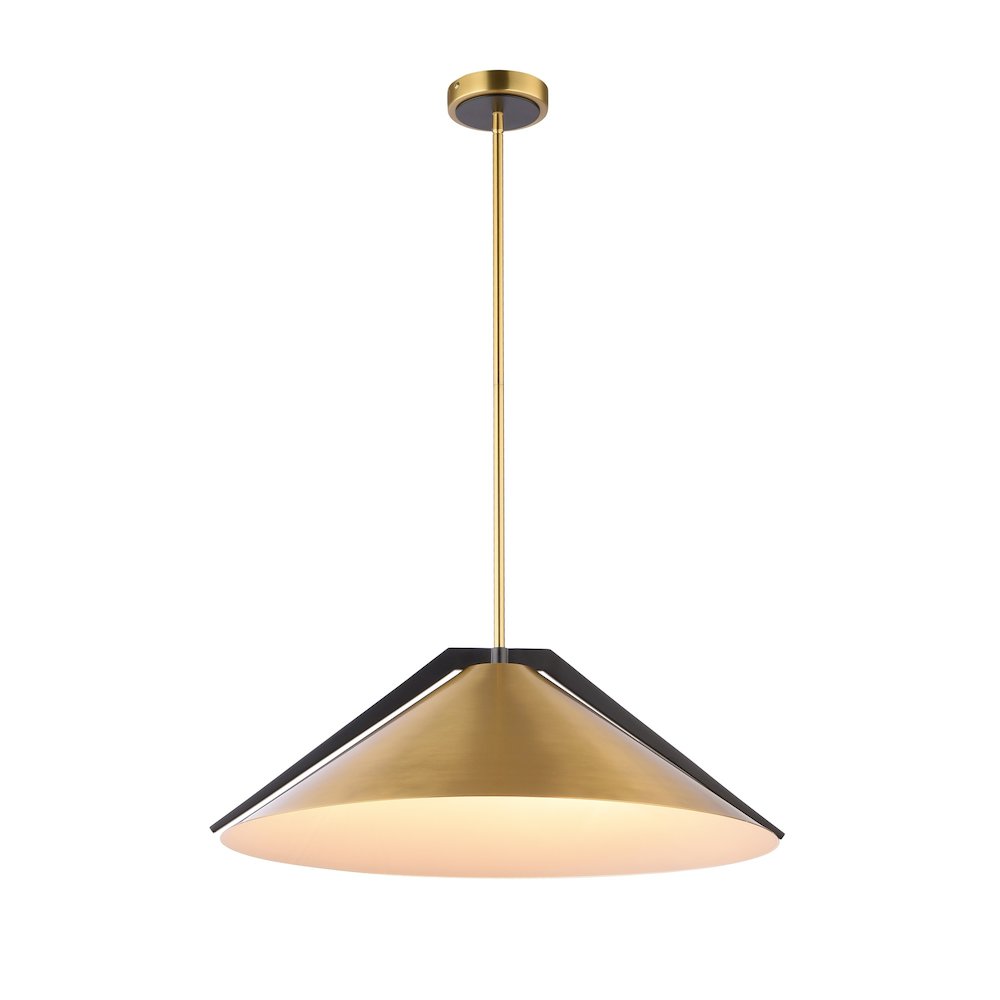 Baltic Collection 3Light Pendant Brass and black. Picture 5