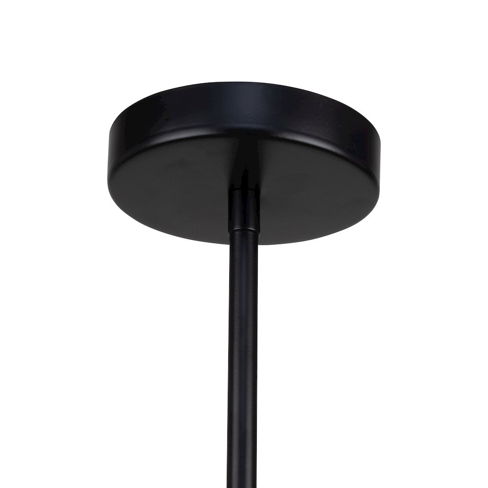Bronte Collection 6Light Chandelier Black. Picture 5