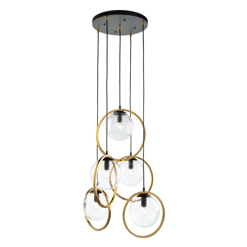 Lugano 5 Light Cord Pendant. Picture 1