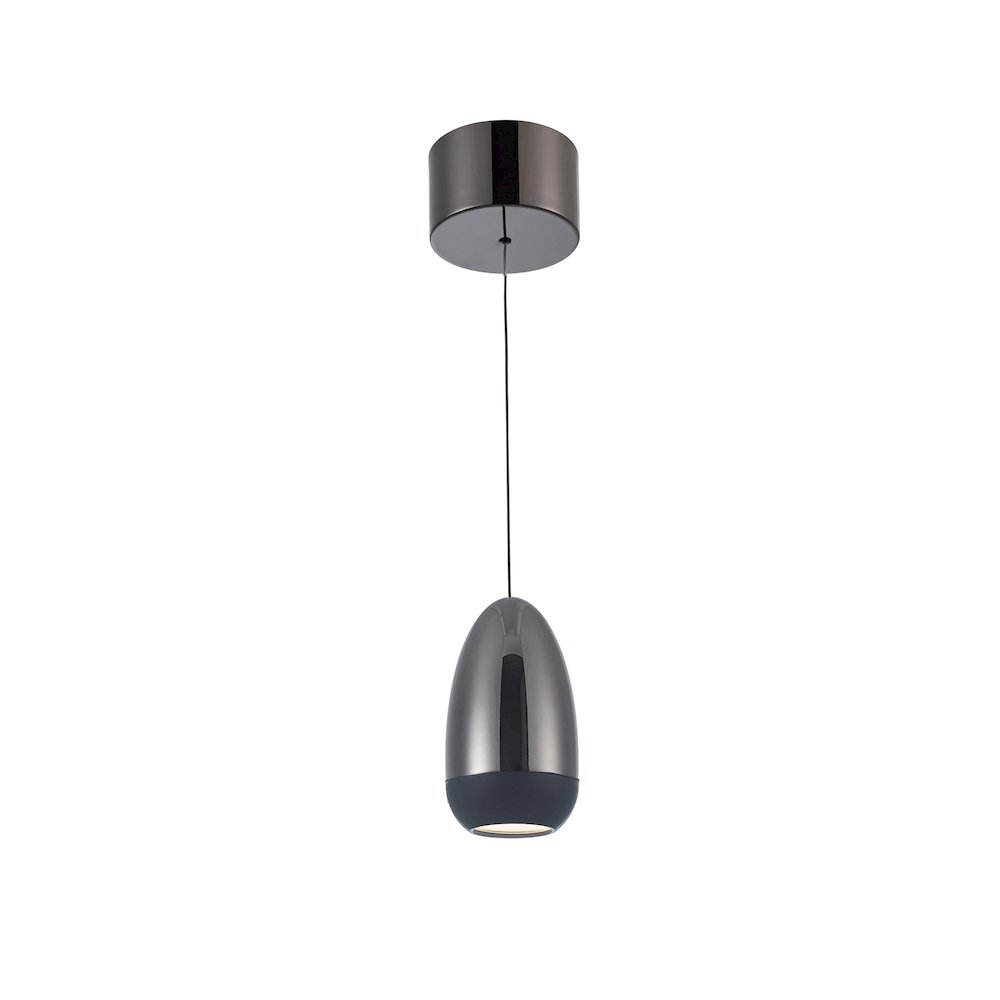 Royal Pearl Collection Integrated LED Pendant, Gun Metal. Picture 3