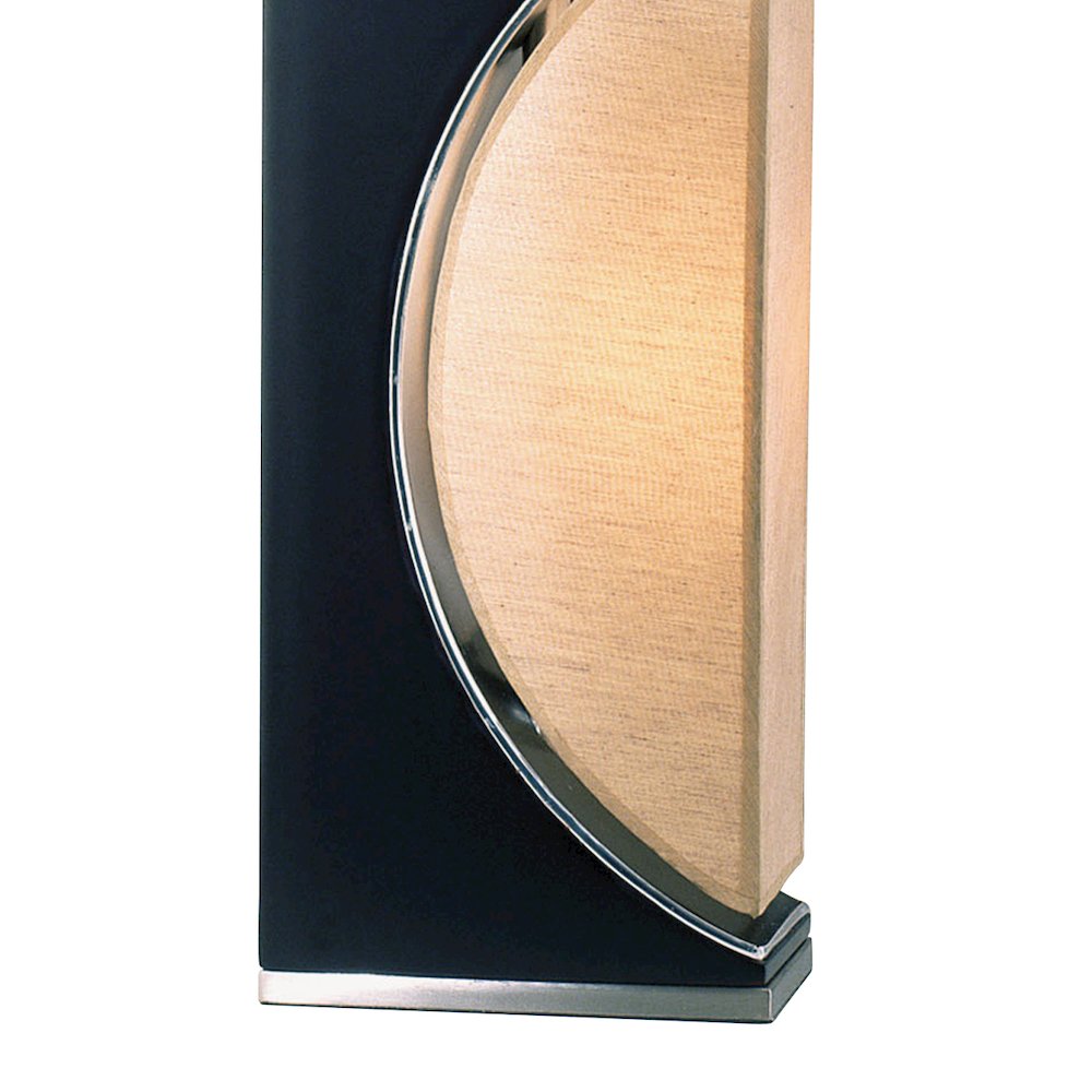 Half Moon Table Lamp - Dark Brown. Picture 1
