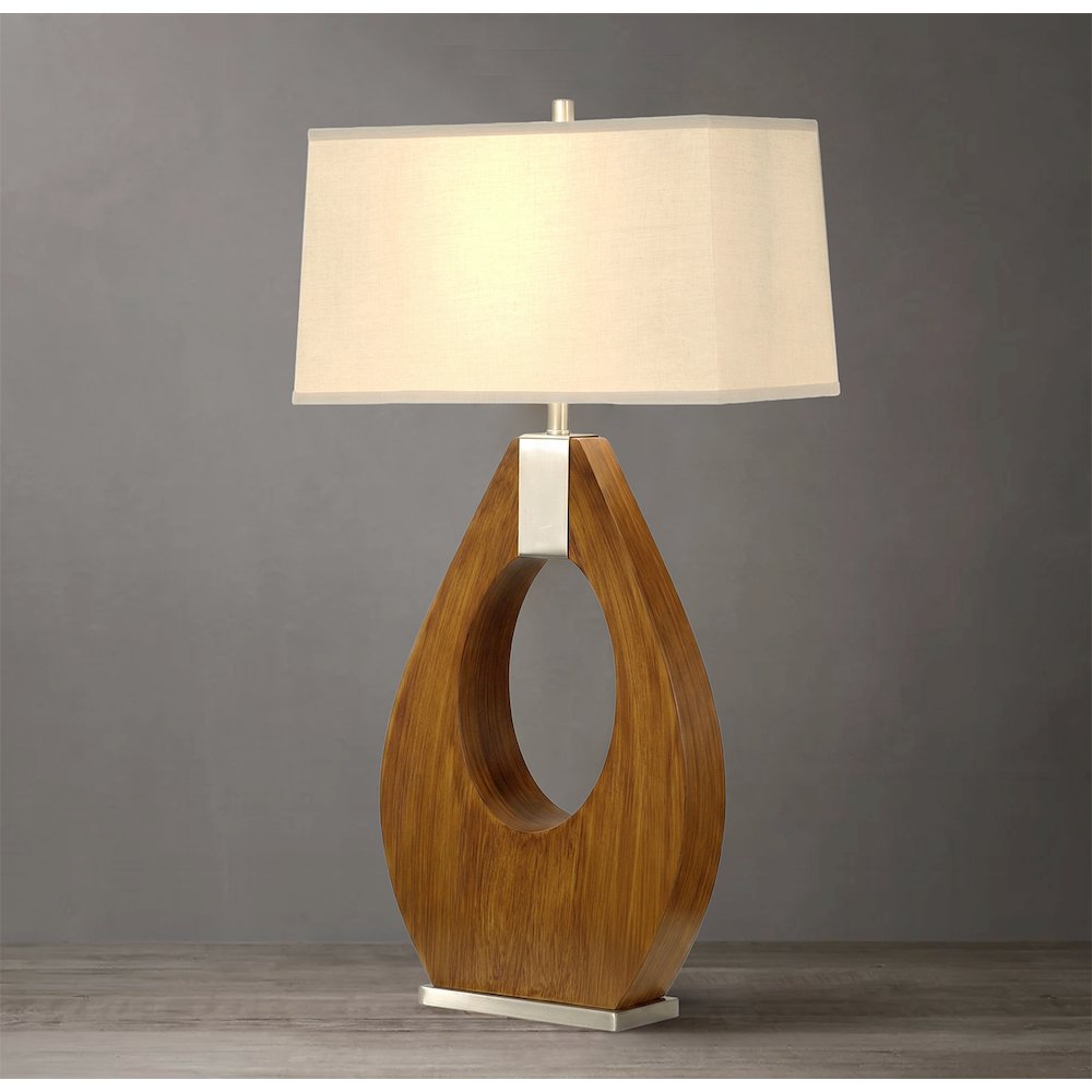 Pearson Table Lamp - Pecan. Picture 2