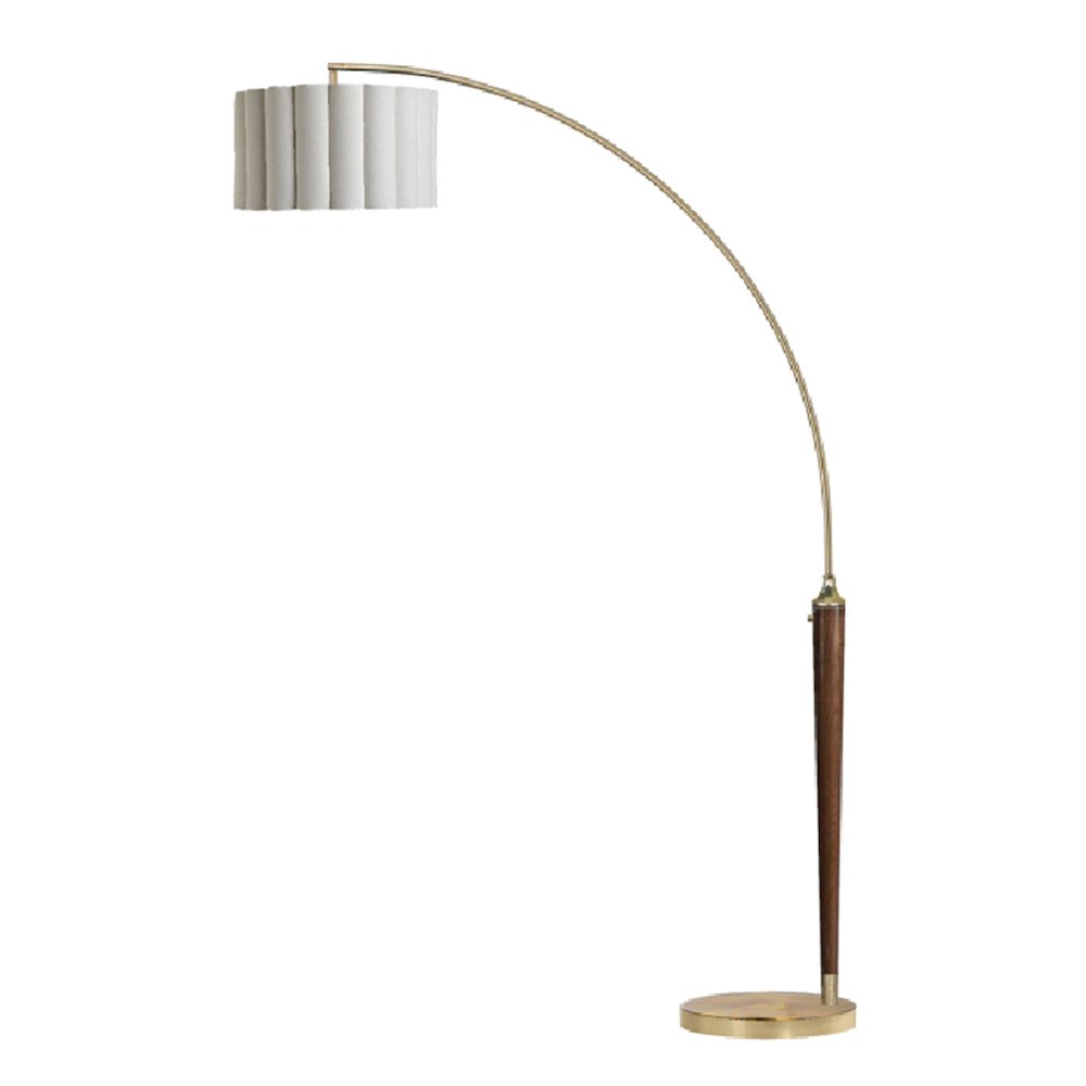 Scalloped Arc Floor Lamp. Picture 1