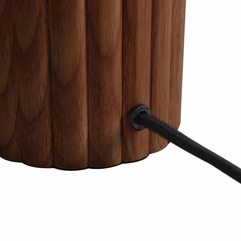 Tambo Accent Table Lamp - Dark Walnut. Picture 2