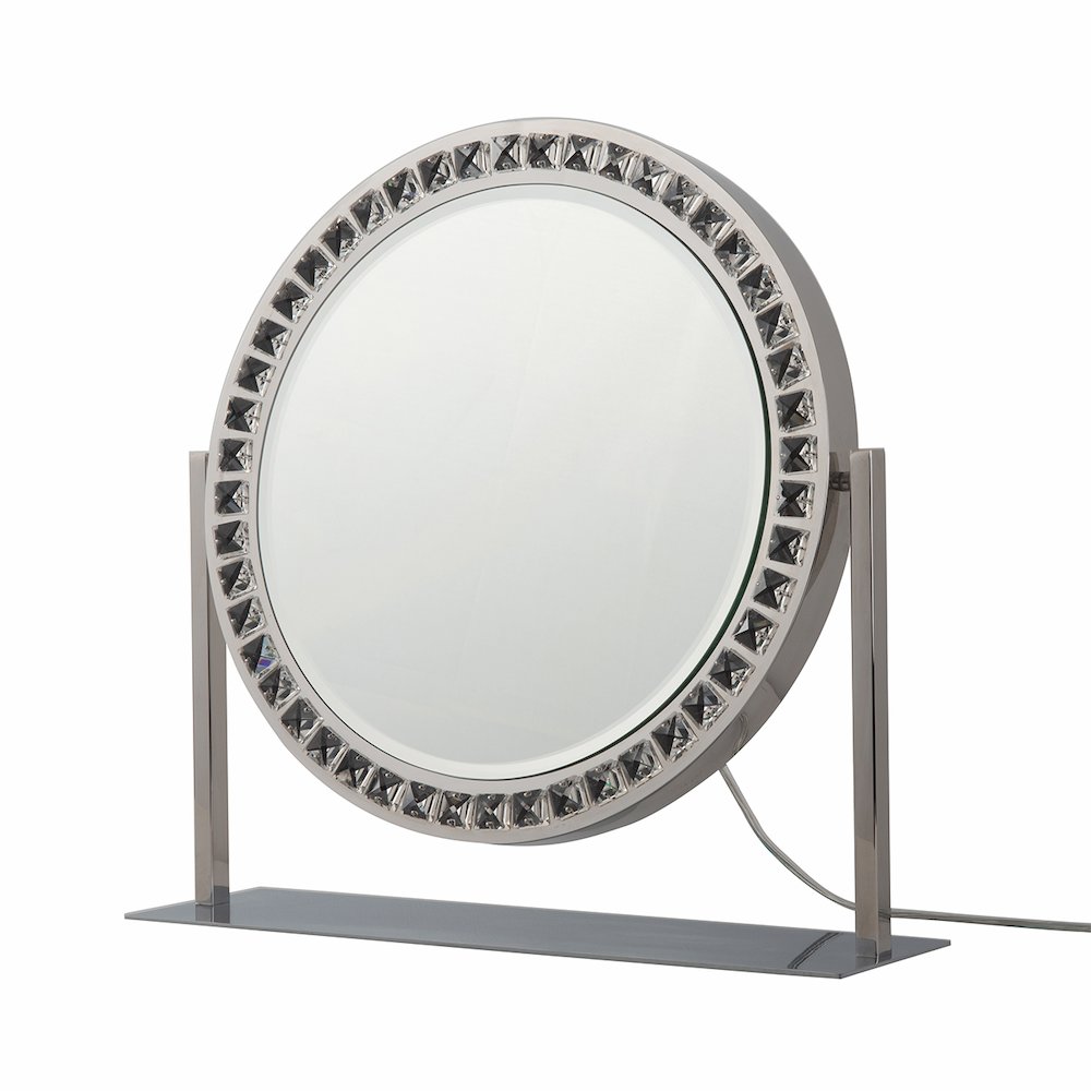 Marilyn Table Top LED Vanity Mirror - Chrome. Picture 4