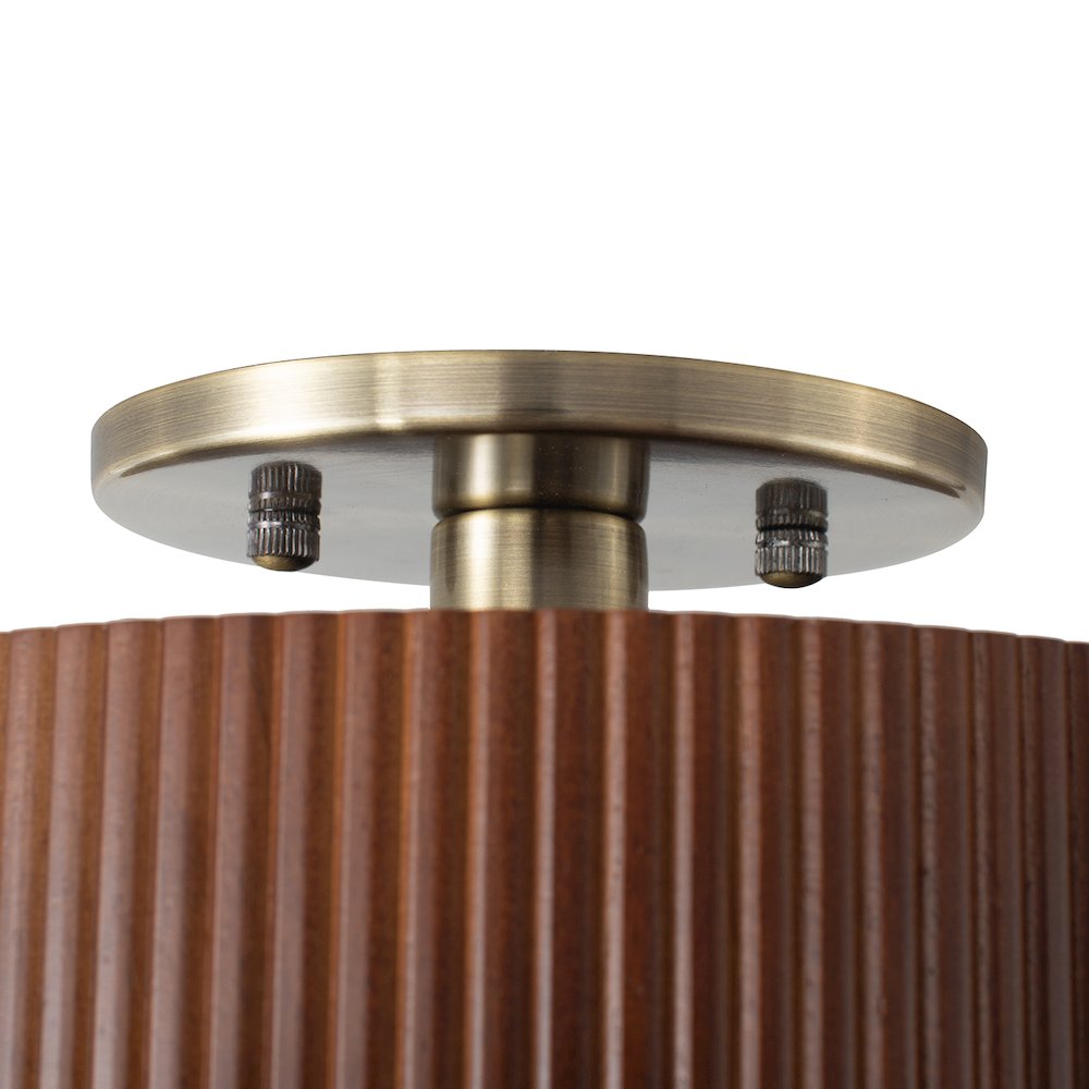 Taper Table Lamp - Dark Walnut. Picture 2