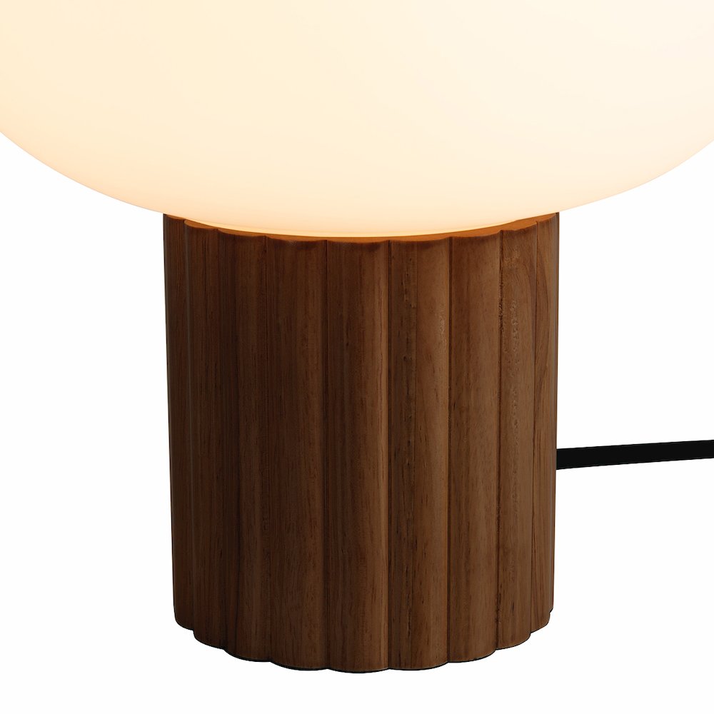 Tambo Accent Table Lamp - Dark Walnut. Picture 1