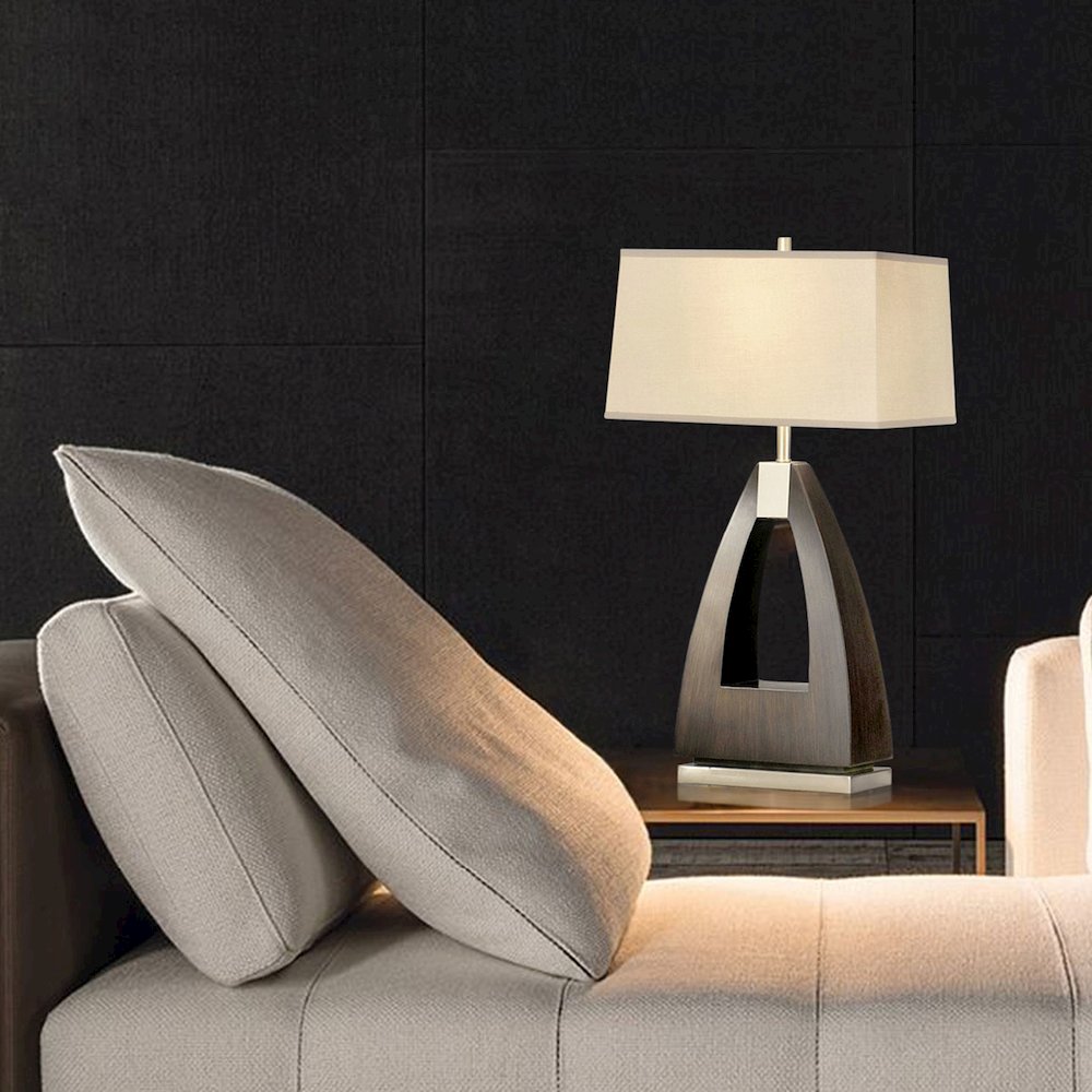 Trina Table Lamp - Pecan. Picture 5