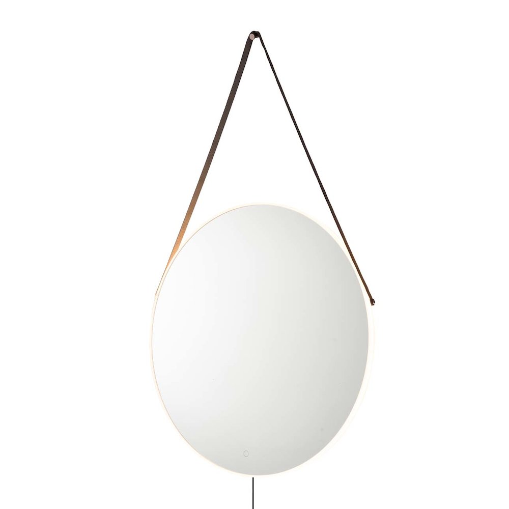 Aurora Round Backlit LED Wall Mirror. Picture 1
