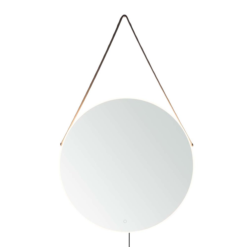 Aurora Round Backlit LED Wall Mirror. Picture 4