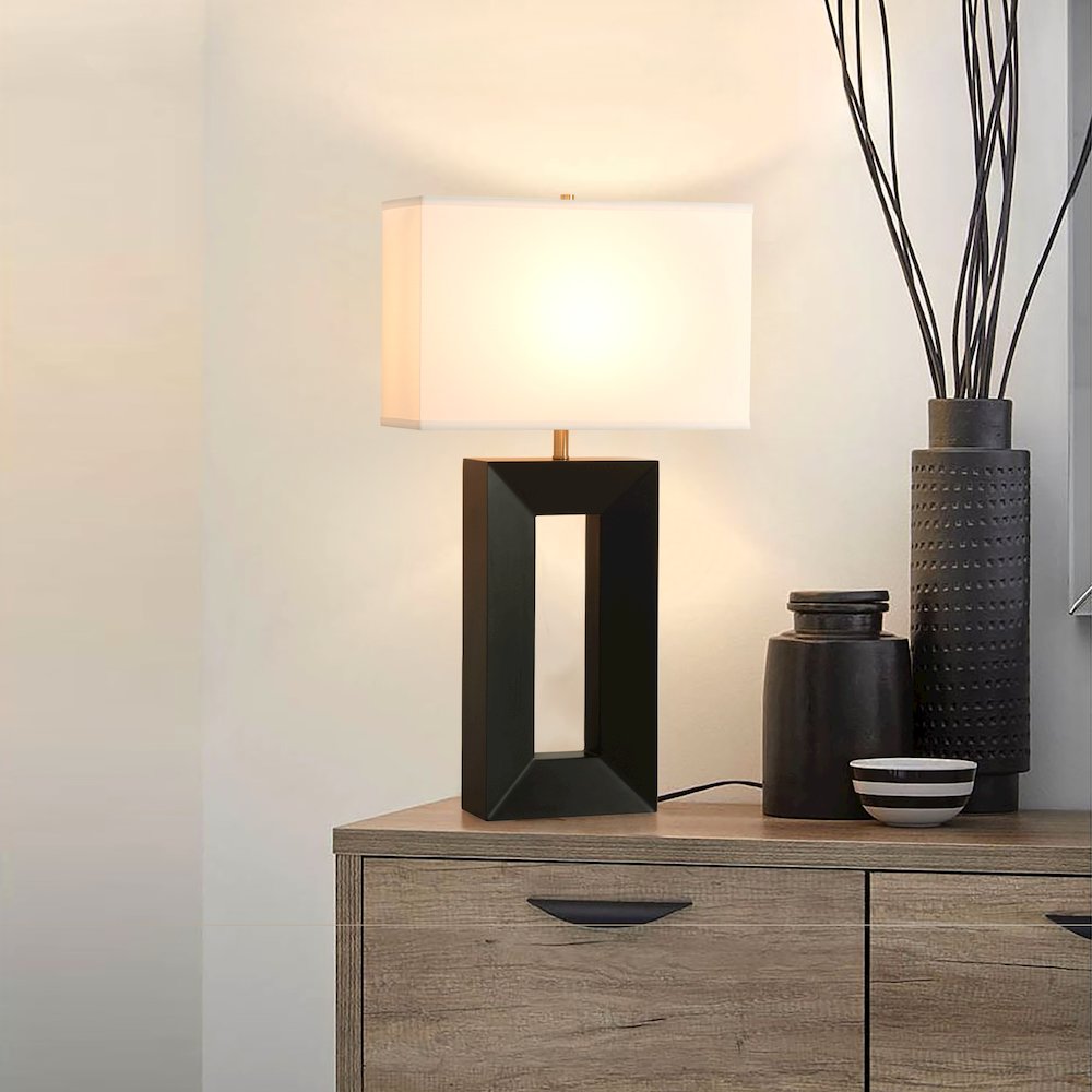 Julie Standing Table Lamp - Ebony. Picture 4