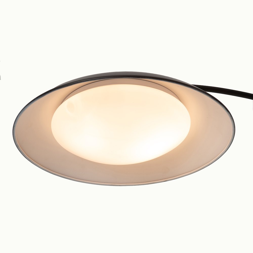 Saucer 3 Light Arc Floor Lamp. Picture 12