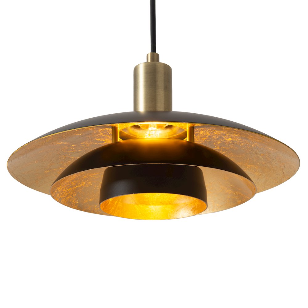 Rancho Mirage Small 12" OD Pendant Light - Matte Black. Picture 11