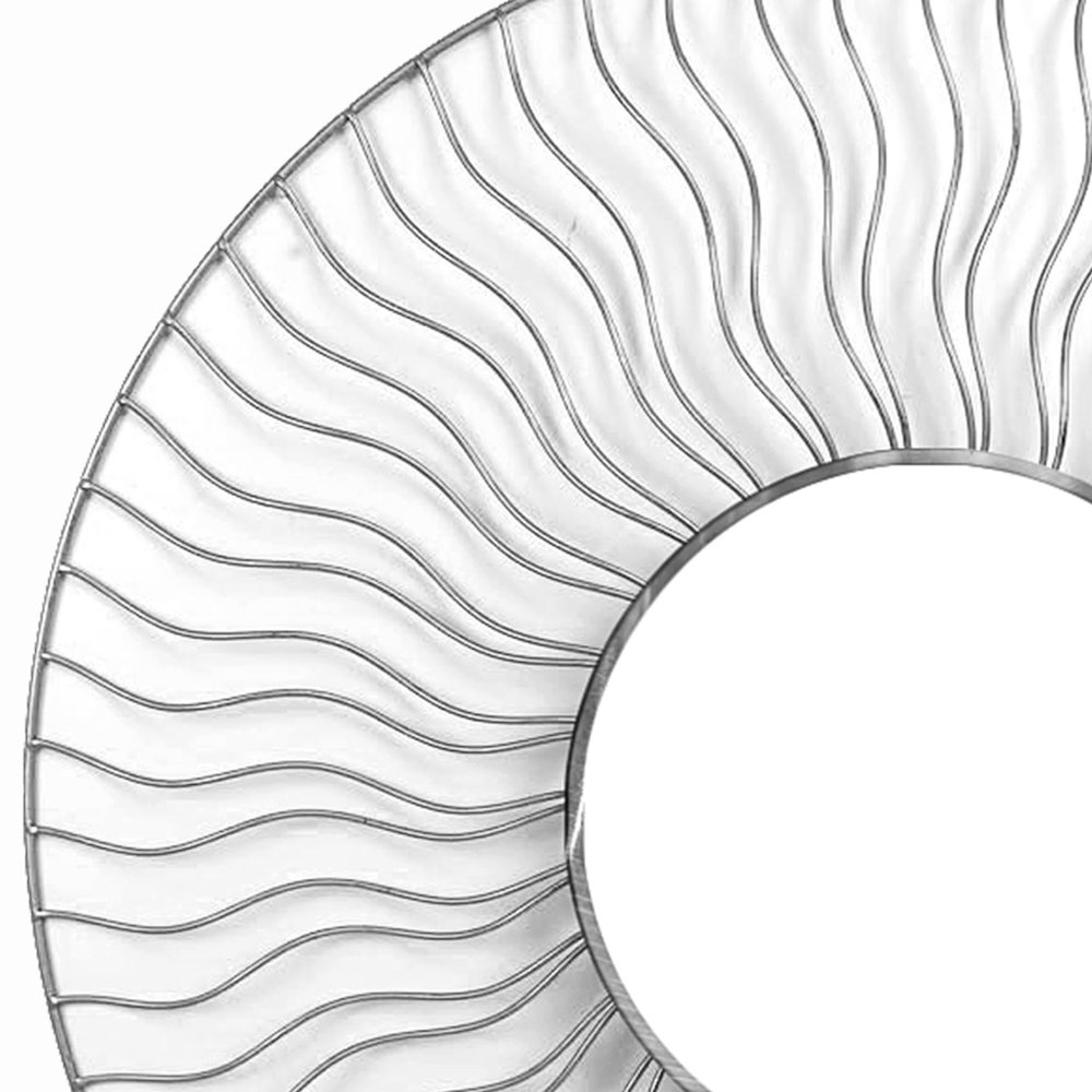 Sunburst 36" Round Wall Mirror (set of two). Picture 7